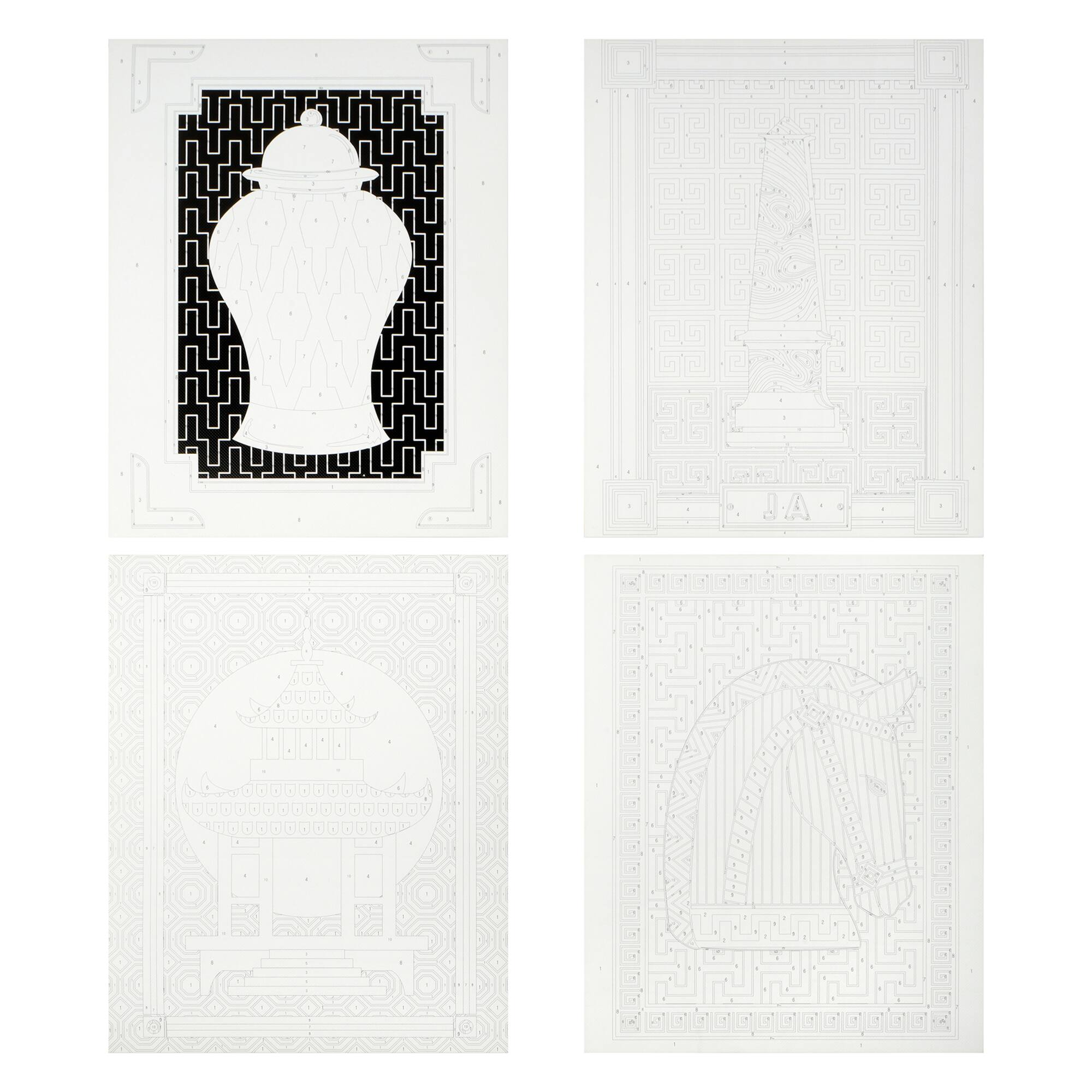Jonathan Adler x Michaels Insects Paint Marker-By-Number Kit
